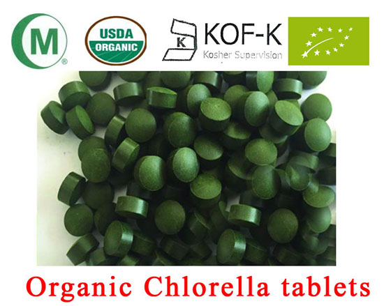 Organic Chlorella tablets