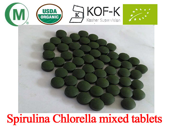 Spirulina Chlorella mixed tablets